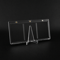 Présentoir magnétique en acrylique à 2 ou 3 emplacements pour cartes, conception One-Touch, idéal pour la collection de cartes sportives – Vente directe usine