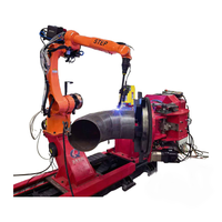 Cellule de soudage robotisée avancée avec positionneur servo à double axe prenant en charge la liaison coordonnée et une précision de 0,08 mm