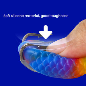 Nuova Esca in Silicone a Forma di Rana Multicolore con Doppio Amo, Esca Morbida per Pesca - Product Image 5