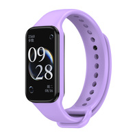 Bracelet de remplacement en silicone intégré, étanche, pour le sport, compatible avec Xiaomi Redmi Band 2 Mi Band 8 Active, broche de 12 mm
