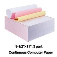 2 capas factura papel sin carbón A4 resma Ncr 50gsm 2 capas 9,5X11 pulgadas caja impresión offset tamaño personalizado aceptado 2/3/4/5/6 capas
