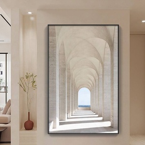 Impression d'art mural abstrait moderne de grande taille sur toile, imprimé numériquement, support en bois, décoration intérieure, peinture murale moderne - Product Image 3