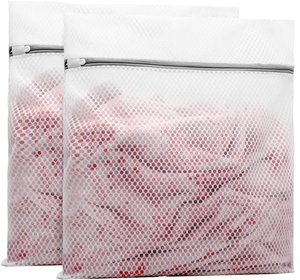 Custom Reusable Zipper Mesh Laundry Bag For Cleaning Clothes Socks Sweaters Shoes Portable Polyester Laundry Bags