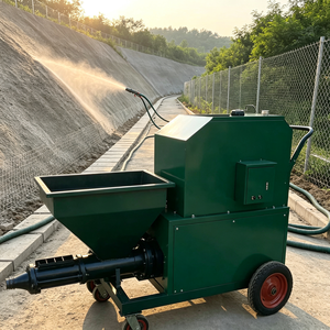 Machine à projeter le mortier pour le plâtrage du ciment et les travaux d'étanchéité des piscines - Product Image 6