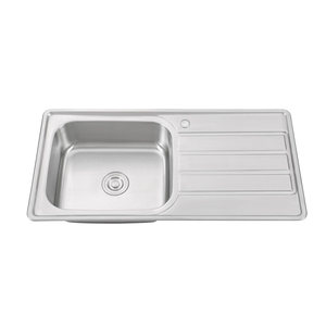 Kitchen <strong>Sink</strong> Bowl Utility Laundry Portable Handwashing Station <strong>Sink</strong> <strong>Camping</strong> with Workbench Stainless Steel Modern Hotel Brushed - Product Image 5