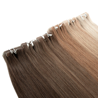 Extensions à bandes adhésives en cheveux humains bruts, couleur claire, vente en gros pour revendeurs, cheveux bruts d'un seul donneur