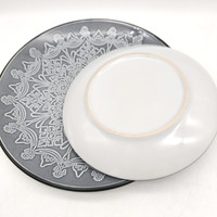 Ensemble de tasses en grès moderne avec motif floral de dessin animé – Vaisselle réutilisable, compatible lave-vaisselle et micro-ondes, pour café et repas à domicile