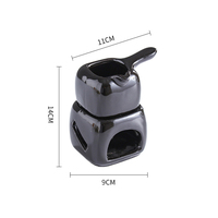 Diffuseur d'arômes en céramique à double étage, pot amovible, chauffe-cire pour bougies chauffe-plat, diffuseur d'aromathérapie pour la maison, vente en gros usine