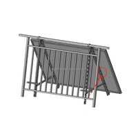 Support solaire facile réglable de support de balcon de panneau solaire de vente chaude pour le système de montage solaire