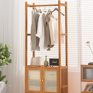 Floor-standing <b>clothes</b> <b>rack</b>, simple wardrobe for bedroom, household <b>clothes</b> hanger, <b>clothes</b> rod, storage <b>rack</b>, shelf - Product Image 3
