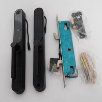 Serrure de porte intelligente numérique mince coulissante en alliage d'aluminium de haute qualité, étanche, à vente chaude, avec application Tuya Ble intelligente