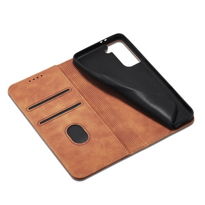 Compatibile con <span class=keywords><strong>Samsung</strong></span> S21/S20 FE/<span class=keywords><strong>NOTE</strong></span> 20, custodia protettiva magnetica fatta a mano con design animale, in PU, con slot per carte. - Product Image 5
