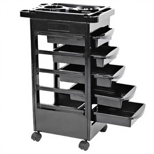 Professional Modern Plastic Beauty Salon <b>Trolley</b> with Easy -Moving Wheels for Hotel & Outdoor Use - Product Image 4