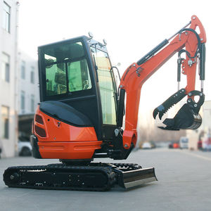 Escavatore Caterpillar 360 °   Escavatore Senza Coda Rotante Hg 20 con Cingoli in Gomma per Mini Escavatori e Lavori Agricoli - Product Image 3