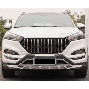 Para HYUNDAI TUCSON 2015-2018, Pieza de Tuning, Parrilla Delantera Superior de Carreras, Parrillas de Carreras, Parrilla Delantera de Parachoques de Coche, Pieza Exterior - Product Image 4