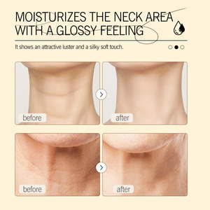 Crème raffermissante et compacte pour le cou, réduit les rides du cou, crème de massage pour le cou avec applicateur à rouleaux, convient aux femmes, crème pour le cou au squalane - Product Image 5