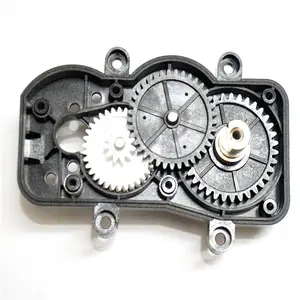 Caja de engranajes de motor helicoidal de precisión, pieza de repuesto personalizada, caja de engranajes de plástico para juguetes