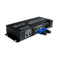 Controlador RGB AIPIN DMX512 de 24 Canales con Pantalla Digital, 5-24VDC, Señal Maestra DMX512 para Iluminación de Tiras LED RGB