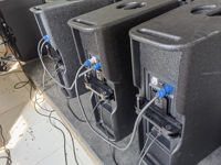 Bonne W-210C Caisson de basses Line Array 10 pouces Caisson de basses 18 pouces Professional Outdoor Big Speakers Box