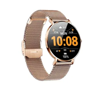 2024 reloj de diseño más nuevo IP67 impermeable temporizador cronómetro podómetro calorías ritmo cardíaco reloj inteligente de moda para mujeres