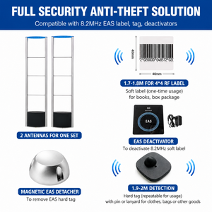 Sistema Antifurto per Negozi, Sistemi di Sicurezza Antifurto per la Vendita al Dettaglio, Cancello RF EAS, Cancello di Sicurezza RF, Sistemi EAS - Product Image 4
