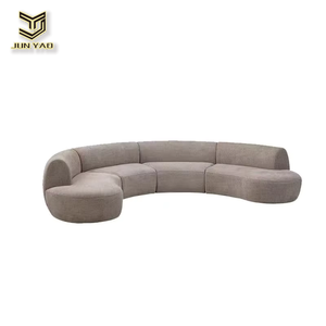 Conjunto de muebles para el hogar de lujo escandinavo moderno, mesas de centro pequeñas Grandes, sofá <span class=keywords><strong>Canapé</strong></span>, combinación de tela, sala de estar de piedra - Product Image 2