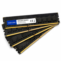 RAM DDR4 DDR5 1.2V haute vitesse 4 Go 8 Go 16 Go 2666 MHz 3200 MHz avec dissipateur thermique ECC pour ordinateur de bureau, fournisseur d'usine OEM en stock