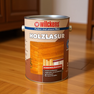 Wilckens Holzlasur Seidenglnzend 2,5 Litres Pour la protection du bois intérieur et extérieur - Product Image 2