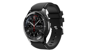 Bracelet de montre en Silicone souple pour hommes, bracelet de rechange de 22mm pour <span class=keywords><strong>Samsung</strong></span> Galaxy Watch <span class=keywords><strong>46mm</strong></span> <span class=keywords><strong>Gear</strong></span> <span class=keywords><strong>S3</strong></span> Frontier/<span class=keywords><strong>Classic</strong></span> Smart Watch - Product Image 6