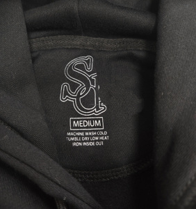 Sweat-shirts à capuche SDLL de qualité supérieure, 100 % coton, streetwear, survêtements, imprimés avec des strass, sweats à capuche amples pour hommes - Product Image 3