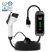 Chargeur de véhicule électrique portable OEM/ODM monophasé 16A 3.5KW Type 1 chargeur AC EV à courant réglable avec prise américaine