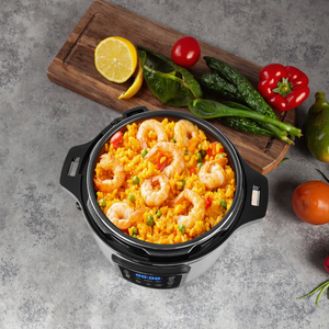 6qt 12-Trong-1 Thép Không Gỉ Màu Sắc Màn Hình Lập Trình Điện Nồi Áp Suất Nồi Nấu Chậm Nồi Cơm Điện Hơi Nước Saut Sữa Chua Ấm Hơn - Product Image 4