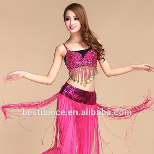 Sequin <strong>Bra</strong> Tops <strong>Belly</strong> <strong>Dance</strong> Top <strong>Tribal</strong> Dancing Fancy Tops - Product Image 3