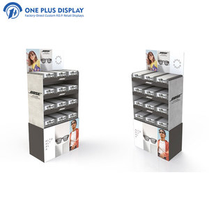 ขาตั้งแว่นกันแดดแบบพับได้ ถอดประกอบได้ พกพาสะดวก ทำจากกระดาษแข็ง สำหรับจัดแสดงแบรนด์แว่นตา - Product Image 1