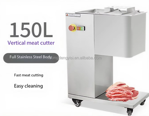 Machine à déchiqueter la viande électrique 110V 220V, lame de 3 mm, capacité commerciale de 500 kg/h, coupe-viande et légumes - Product Image 2