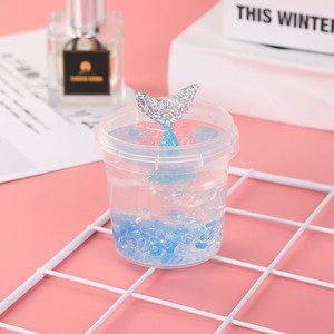 CHENXI New Mermaid <b>Clear</b> <b>Jelly</b> Slime Kit Safe Non-toxic Clay Silicone 6 Colors Surprise Colorful Pearl Educational DIY Sensory - Product Image 4