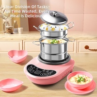Ensemble de cuisine miniature réaliste pour enfants, jouet éducatif de simulation de cuisine avec cuisinière électrique, cadeau pour garçons et filles