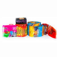 Emballage personnalisé, impression inversée, diverses données, tube thermique, étiquettes thermorétractables pour canettes de bière, boissons, bouteilles