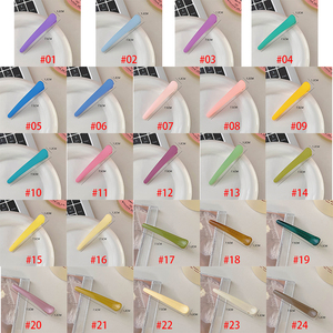 Coréenne douce fille Macaron couleur givré bec de canard <span class=keywords><strong>pince</strong></span> femme couleur unie côté Bang <span class=keywords><strong>pince</strong></span> femmes Offre Spéciale mode Simple épingle <span class=keywords><strong>à</strong></span> cheveux - Product Image 5