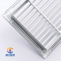 Grille de ventilation en aluminium pour armoires de cuisine, application scolaire, solution de conception graphique