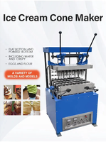 Machines pour petites entreprises : machine à cornets de glace, machine à cornets à œufs, machine à fabriquer des gobelets à café comestibles