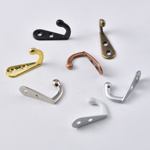 Antique Style Small Wall Hook Alloy Cast Iron Rectangle Single Hook For Clothing Wall <b>Mounted</b> Type Durable - Product Image 2