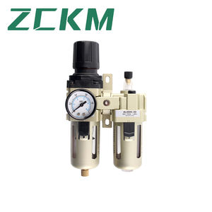 Filtro de Aire Neumático <span class=keywords><strong>AFC</strong></span> <span class=keywords><strong>BFC</strong></span> 2000 para Compresor y Herramientas de Aire con Manómetro y Vaso Lubricador - Product Image 2