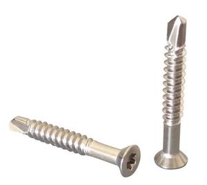 Tornillos Autoperforantes de Cabeza Avellanada de Acero Inoxidable 410 304, Fabricantes de Tornillos Personalizados No Estándar - Product Image 1