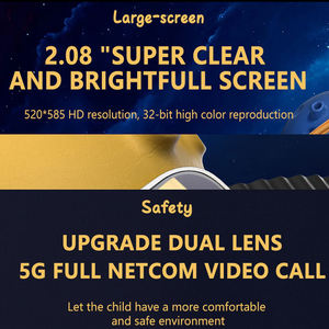 Layar 2.2 Inci 3 Tali C92 MAX 4G 5G Kartu SIM WiFi GPS Jam Tangan Pintar Ultra 6+64GB Memori AMOLED HD Android Smart Watch Kamera Ganda - Product Image 3