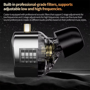 Tai nghe KZ Castor phiên bản Bass cải tiến, kiểu In-Ear HiFi, 2DD Dynamic cao cấp, có thể điều chỉnh, tai nghe monitor, khử tiếng ồn - Product Image 5