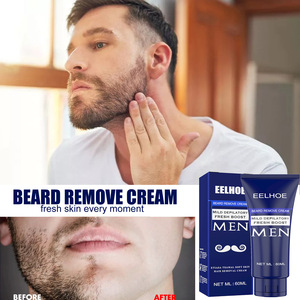 <span class=keywords><strong>Crème</strong></span> dépilatoire pour hommes 60ml, <span class=keywords><strong>crème</strong></span> pour éliminer la barbe, <span class=keywords><strong>crème</strong></span> lissante pour le rasage, adoucissante pour les poils, meilleure <span class=keywords><strong>crème</strong></span> dépilatoire pour les zones intimes - Product Image 5