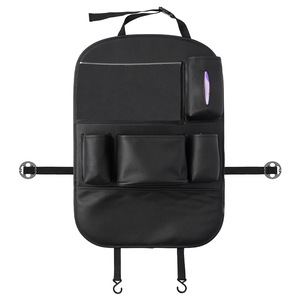 <b>Car</b> Seat Back Storage Bag Leather Water Resistant Medium Capacity For <b>Car</b> <b>Interior</b> Organization - Product Image 1