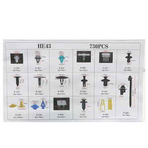 High Quality 730PCS/Set Car Body Plastic Push Pin Rivet Retainer Fastener Trim <strong>Bumper</strong> <strong>Clip</strong> - Product Image 5
