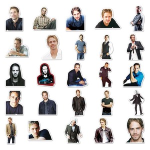 50pcs usine Offre Spéciale iPad tasse dessin animé Manga vinyle PVC autocollant impression Paul <span class=keywords><strong>Walker</strong></span> autocollants - Product Image 4